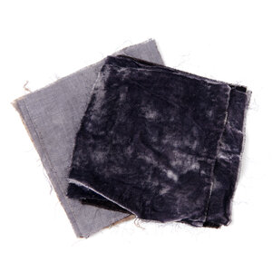  Linen, silk velvet 
